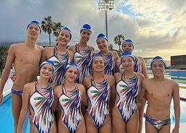 El CD Pingüinos hace historia y se proclama campeón de España junior de natación artístic