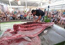 Tomás García se estrena en el ronqueo del atún rojo: hasta 25 cortes diferentes