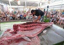 Tomás García se estrena en el ronqueo del atún rojo: hasta 25 cortes diferentes