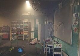 Incendian varias aulas de un colegio de Lanzarote