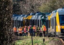 Un choque frontal entre dos trenes en Copenhague deja al menos cuatro personas en estado crítico