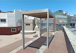Pozo Izquierdo se renueva: nuevas zonas de sombra y letras decorativas