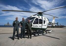 La seguridad aérea del Rally Islas Canarias está garantizada con los helicópteros de la Guardia Civil