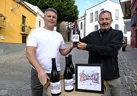 Juan Cardoso plasma la esencia de Santa Brígida en una botella de vino