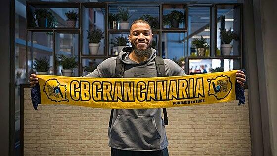 Jefferson ya está en Gran Canaria: «Quiero aportar mi deseo de ganar»