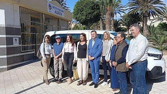 El Cabildo impulsa la atención a la dependencia en el sureste con un nuevo vehículo adaptado para Aldefa