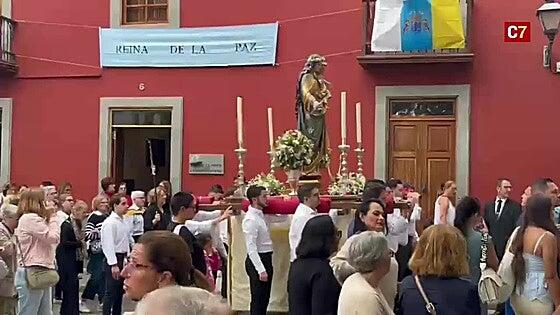 El traslado de Nuestra Señora de María Auxiliadora a la catedral, en imágenes