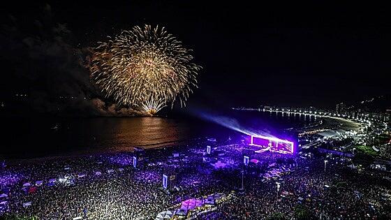Shakira arrasa en Copacabana