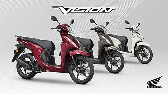 Honda actualiza su accesible Vision 110 con nuevos colores