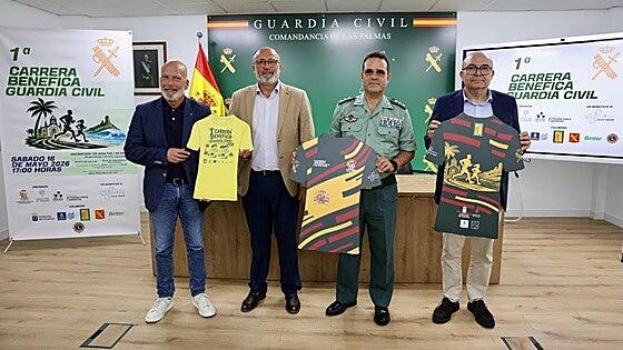 Santa Lucía acoge la I Carrera Benéfica de la Guardia Civil a favor de Pequeño Valiente