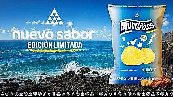 Munchitos estrena sabor: bacon y queso, con diseño especial por el Día de Canarias