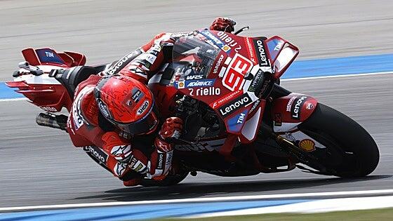 MotoGP se prepara para una prueba de Le Mans pasada por agua