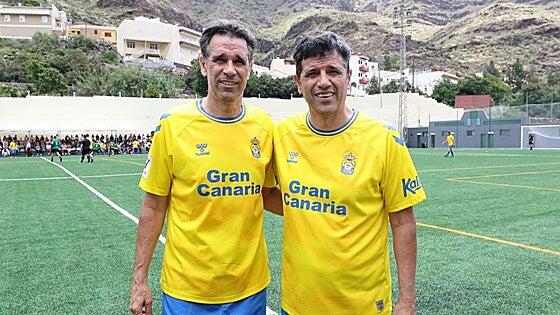 Los Valerón, de nuevo de amarillo