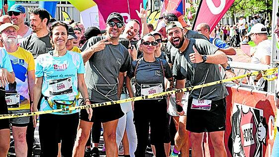 Los dorsales, en Las Arenas