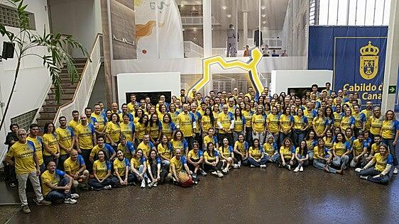 El Cabildo de Gran Canaria se vuelca con la CANARIAS7 Carrera de las Empresas con 264 participantes