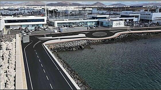 A licitación por medio millón de euros los accesos al dique sur y zona de cruceros del puerto de Arrecife