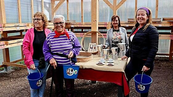 Marusa, Julia, Chona y Teresa, las maestras cafetaleras del Valle de Agaete