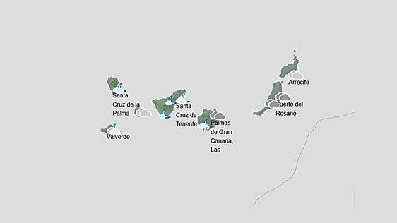 Las lluvias descargan sobre Canarias y la Aemet ya avisa del cambio de patrón