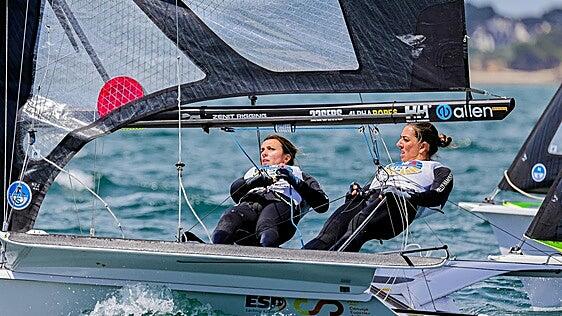 María Cantero, subcampeona del mundo de 49er FX