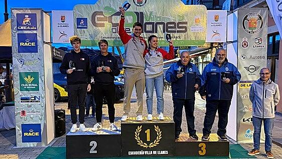 Primer podio del año para Teo Vega y Juan Carlos de Felipe