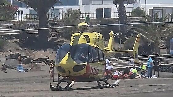 Un hombre muere ahogado en la playa de San Agustín, al sur de Gran Canaria