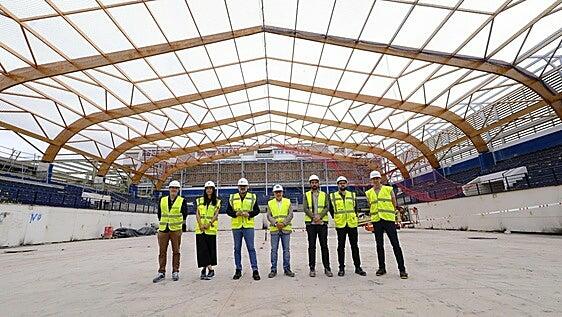 Las obras del nuevo Centro Insular de Deportes superan el 60% de su ejecución