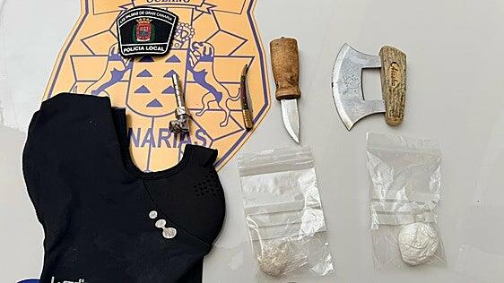 Con droga en los calzoncillos y un machete: así fue la última persecución de una patineta en Las Palmas de Gran Canaria
