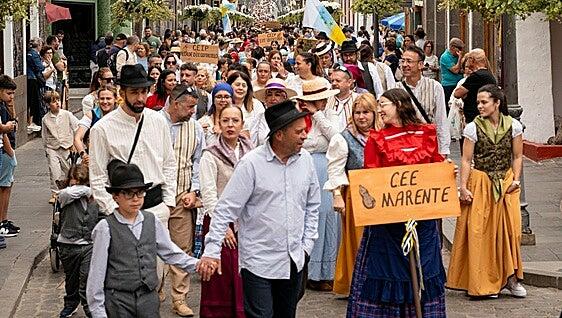 Romería intergeneracional en Gáldar