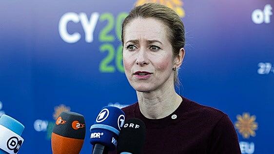 Kallas pide no caer en la trampa de que Rusia decida el interlocutor en Ucrania
