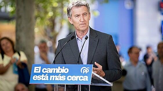 Feijóo martillea sobre el clavo de los socios: «El momento exige algo más que abstenerse del problema»