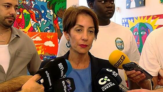 Onalia Bueno confirma que los colegios de Arguineguín «no tendrán clases presenciales» el día de la visita del papa