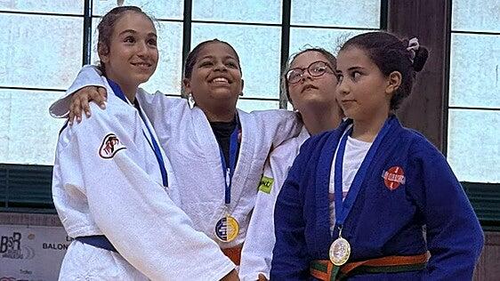 El Campeonato Insular de judo reúne a más de 240 benjamines y alevines en la capital grancanaria