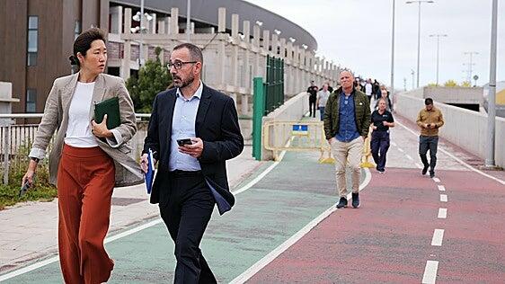 Una delegación del Vaticano revisa los recintos para los actos del papa León XIV en Gran Canaria