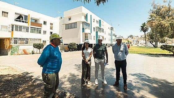 Recta final en la rehabilitación integral de la urbanización Santa Águeda en El Pajar