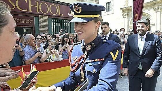 La Princesa Leonor recibe la Medalla de Oro de la Asamblea de Murcia