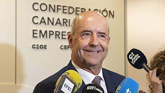Ortega aspira a renovar su cargo al frente de la CCE para afrontar los «retos decisivos» de Canarias