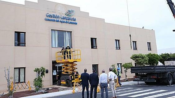 Desmontados los elementos identificativos de Canal Gestión Lanzarote