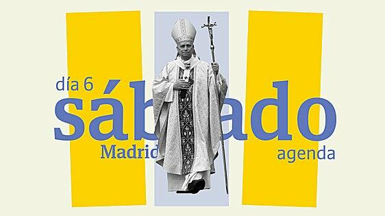 La agenda del Papa este sábado en Madrid