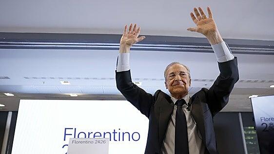 Florentino Pérez gana las elecciones a la presidencia del Real Madrid