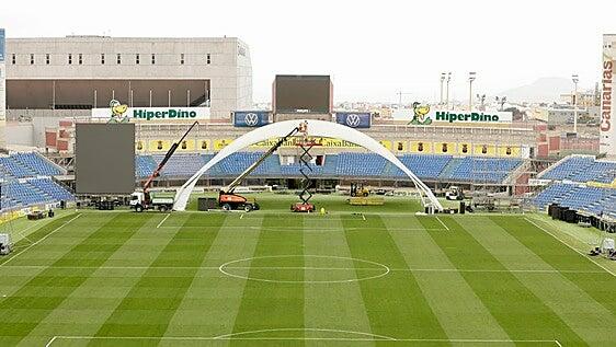 Estadio de Gran Canaria: del fútbol, una religión pagana, a una misa del papa