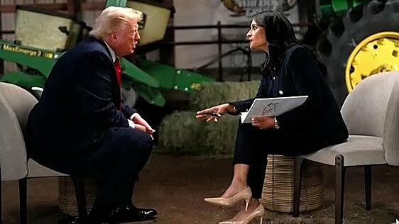 Trump insulta y deja plantada a una periodista por contradecirle: «O eres corrupta o estúpida»
