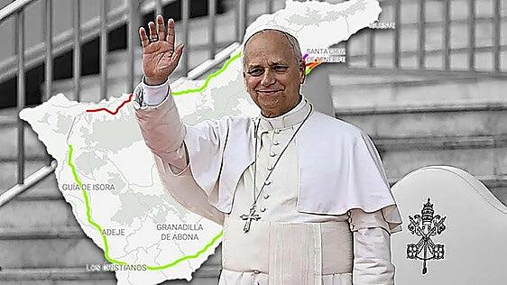 Todos los cortes de tráfico en las carreteras de Tenerife durante la visita del papa