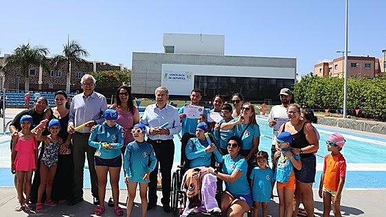 San Bartolomé de Tirajana recupera la natación para niños con diversidad funcional