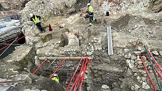 Las obras del remonte mecánico de Cuenca desvelan una DANA que arrasó un barrio de la ciudad hace seis siglos