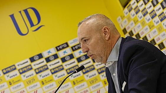 Ramírez, el día después de la eliminación de la UD de la promoción de ascenso: «Hay que comprender que nos hace falta algo más para llegar a la orilla»