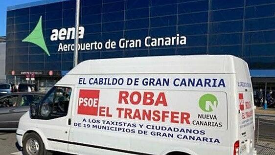 El TSJC lo confirma: el Cabildo no puede limitar a 20 transfer al mes en Gando por cada licencia
