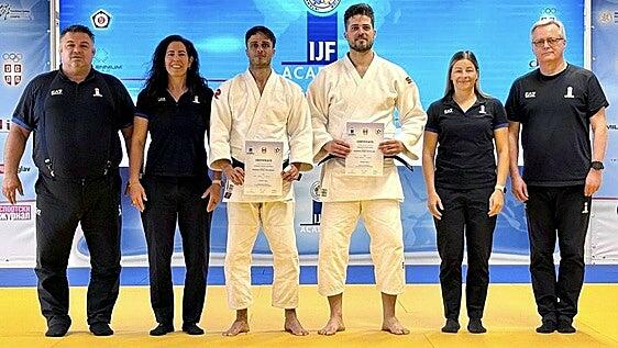 Dos maestros entrenadores nacionales se convierten en los primeros canarios en obtener una titulación internacional de la IJF Academy