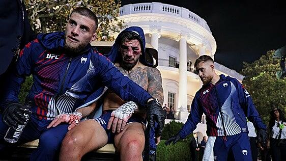 Así ha sido el evento de la UFC en la Casa Blanca donde ha perdido Topuria
