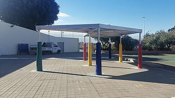 Finalizan las obras de mejora en los colegios Beñesmén y Doramas del Cruce de Arinaga