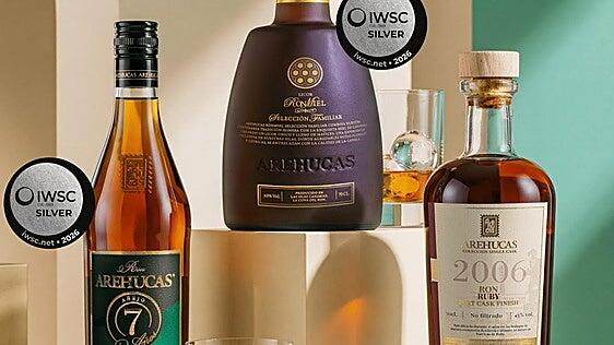 Arehucas suma tres nuevos reconocimientos internacionales en la IWSC 2026